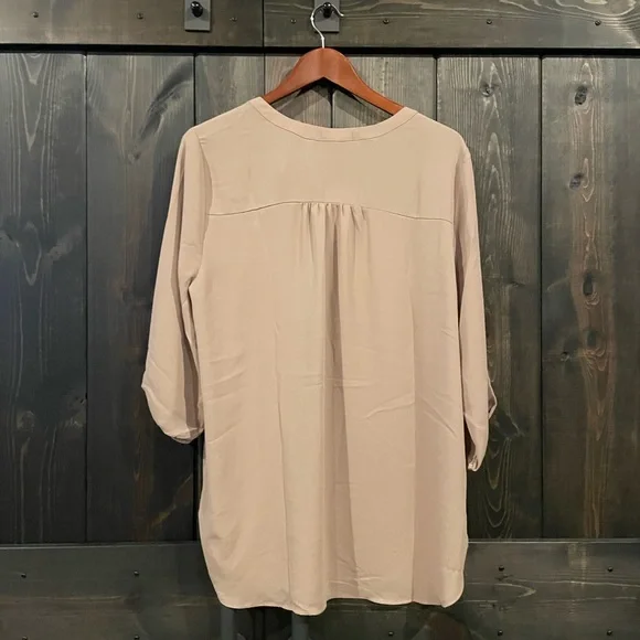 Pleione Brown Tunic with Batwing Sleeves and Relaxed Fit - Picture 7 of 13